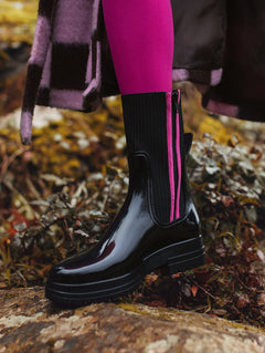 Bottines femme Méduse Jaloux Noir/Fuchsia JALOUX-FE-NOIRFUCHSIA